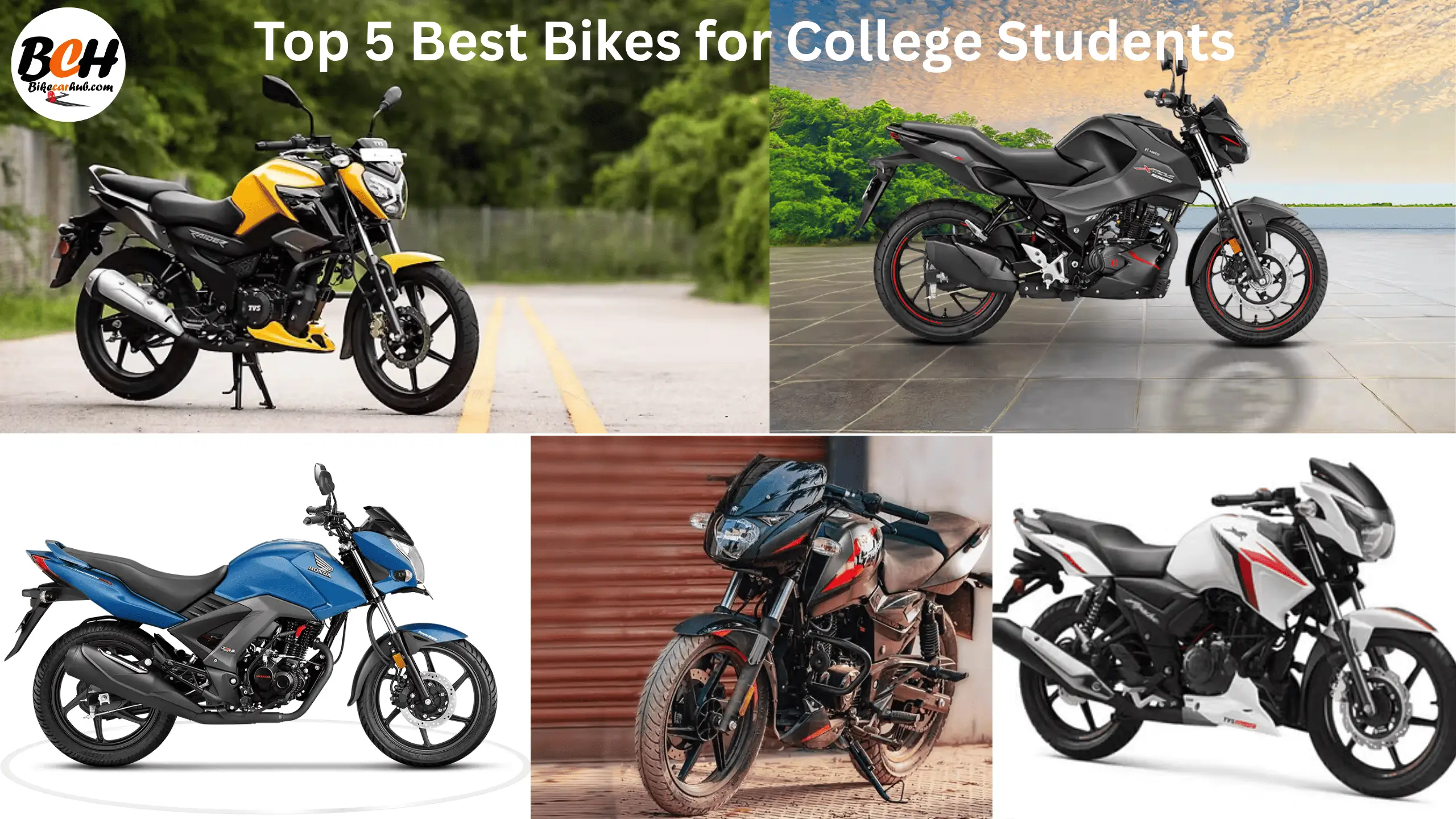Top 5 Best Bikes for College Students Under ₹1.5 Lakh in India (2025)